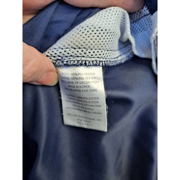 Red Oak Men's Blue Penn State L 1/4 Zip Pull Over Windbreaker Jacket Size - Picture 6 of 8